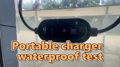 Waterdichte test van draagbare oplader