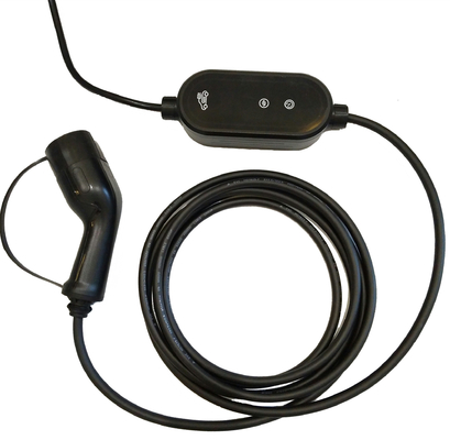 Mini Cooper ev ev Draagbare oplader, AC, Single Phase, 110-250v, 32a, 7.3kwh, Type-2 iec-62196-2, CEE Industrial Plug, 5 Meter Lengte of Level-2 Elektrisch voertuig aan boord