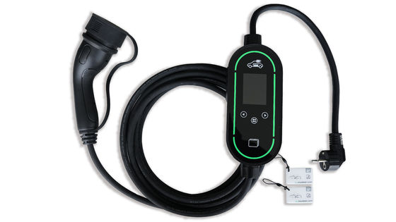kopen IP67 7.36kW 32A Draagbare EV Oplader Buiten EV Laadstation voor Elektrische Voertuigen online vervaardiging