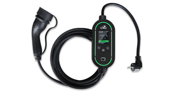 kopen 11kW Draagbare EV-lader met IP67-classificatie en 2,4-inch LCD-scherm voor thuisgebruik online vervaardiging