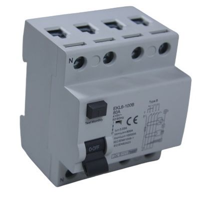 Goede prijs 10KA typeb 63A RCD Stroomonderbreker voor Leackage-Bescherming online