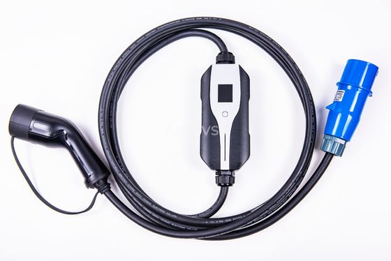 Goede prijs Type 1 en Type - de Draagbare EV Lader van 2 16A met IEC309 CEE Plug online