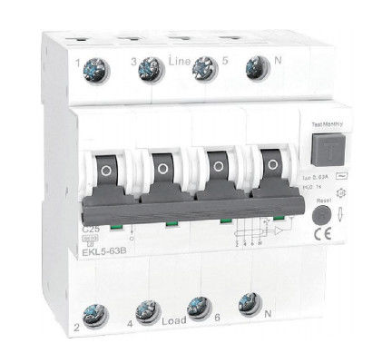 Goede prijs Stroomonderbrekertype B 4 Pool van 0.03mA RCD RCCB RCBO voor Bescherming online