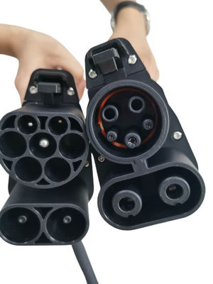 Goede prijs 1000V 150A gelijkstroom CCS Combo 2 aan CCS Combo 1 Adapter met 0.3m Lengtekabel online